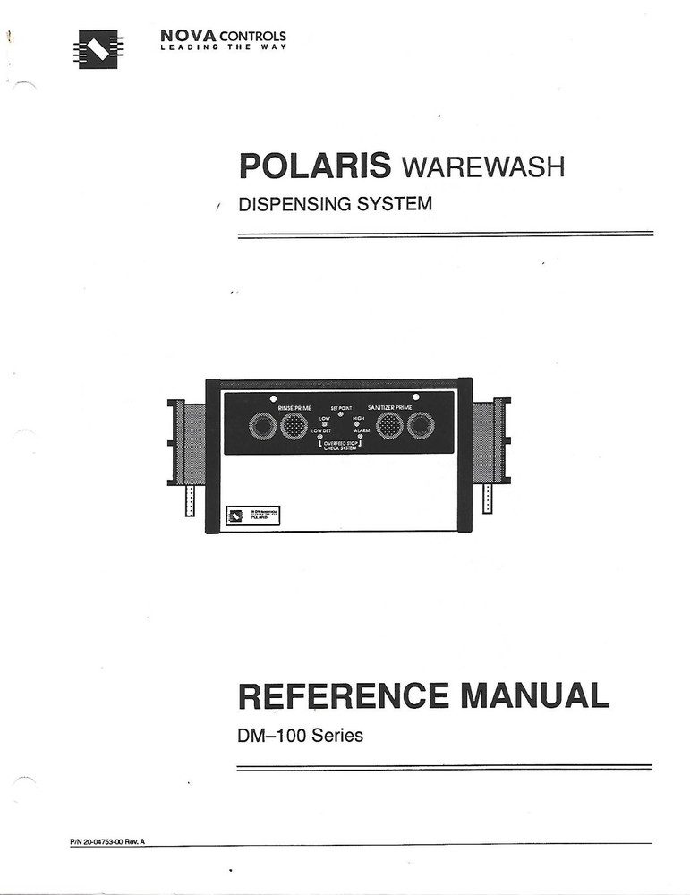 POLARIS WAREWASHING UNIT CIRCUIT BOARD, MADE BY NOVA CONTROLS