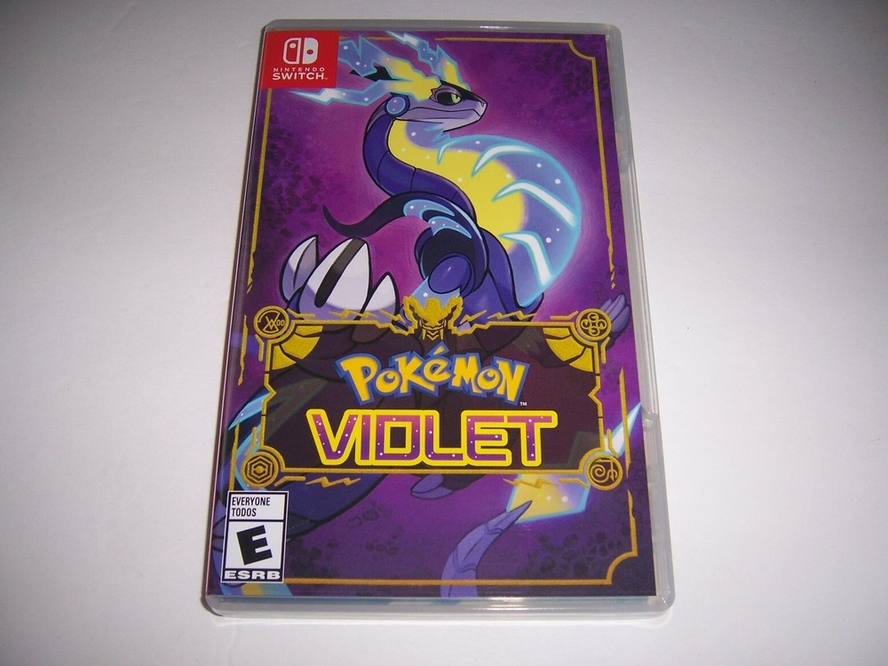 Authentic Replacement Case ONLY - POKEMON VIOLET -  Nintendo Switch Box