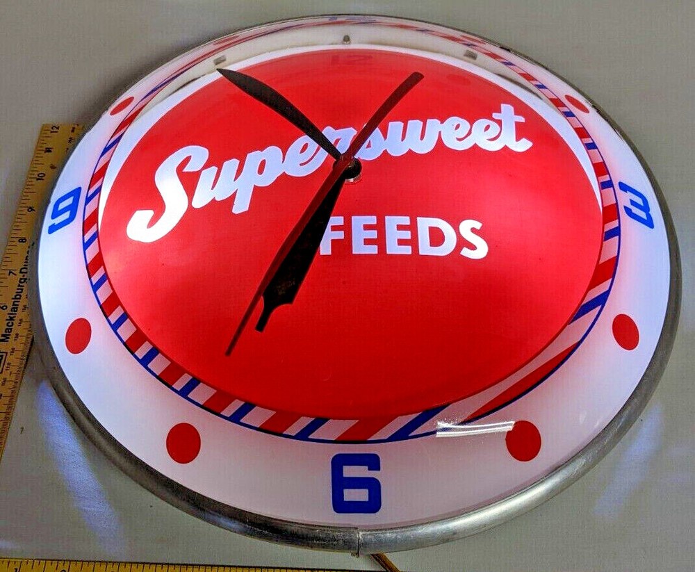 Supersweet Feeds Double Bubble Clock Original 15"