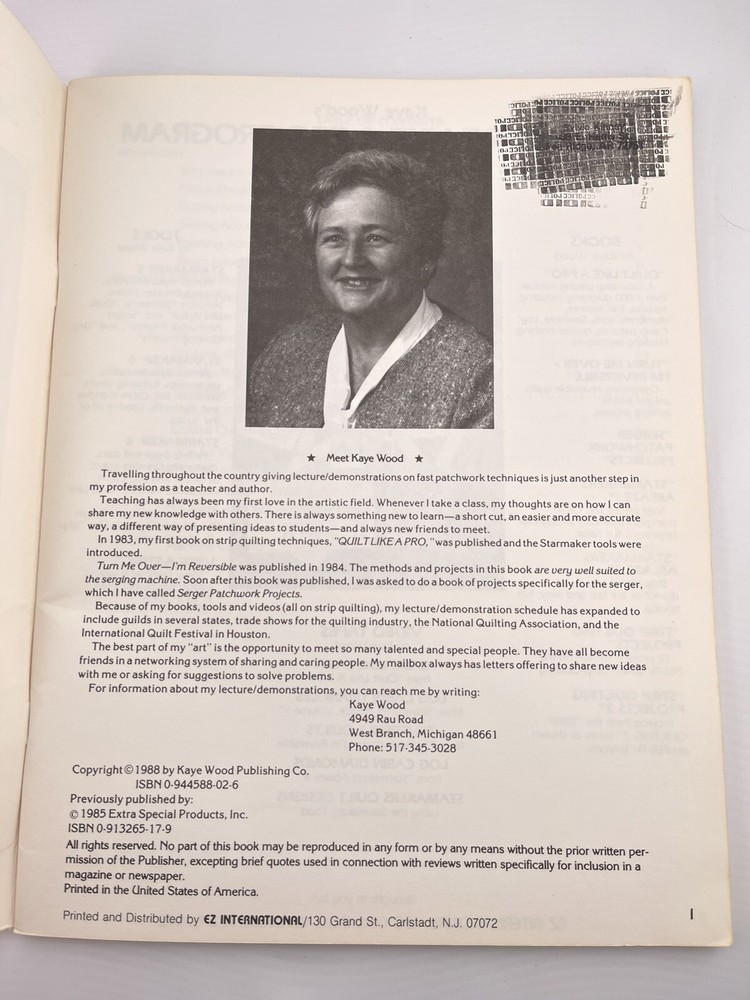 SERGER PATCHWORK PROJECTS BY KAYE WOOD 10 CUTE DESIGNS