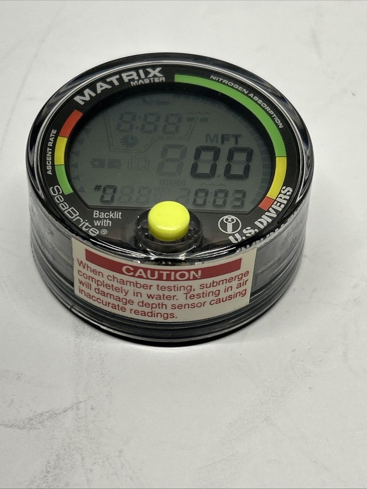 U.S Divers/ Aqualung Matrix Master Dive Computer Pod Hose Mount. Tested.