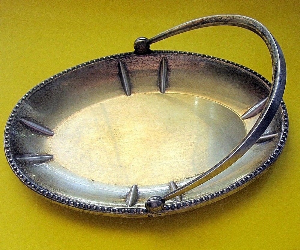 Vintage Soviet Silver 875 Bowl For Sweets