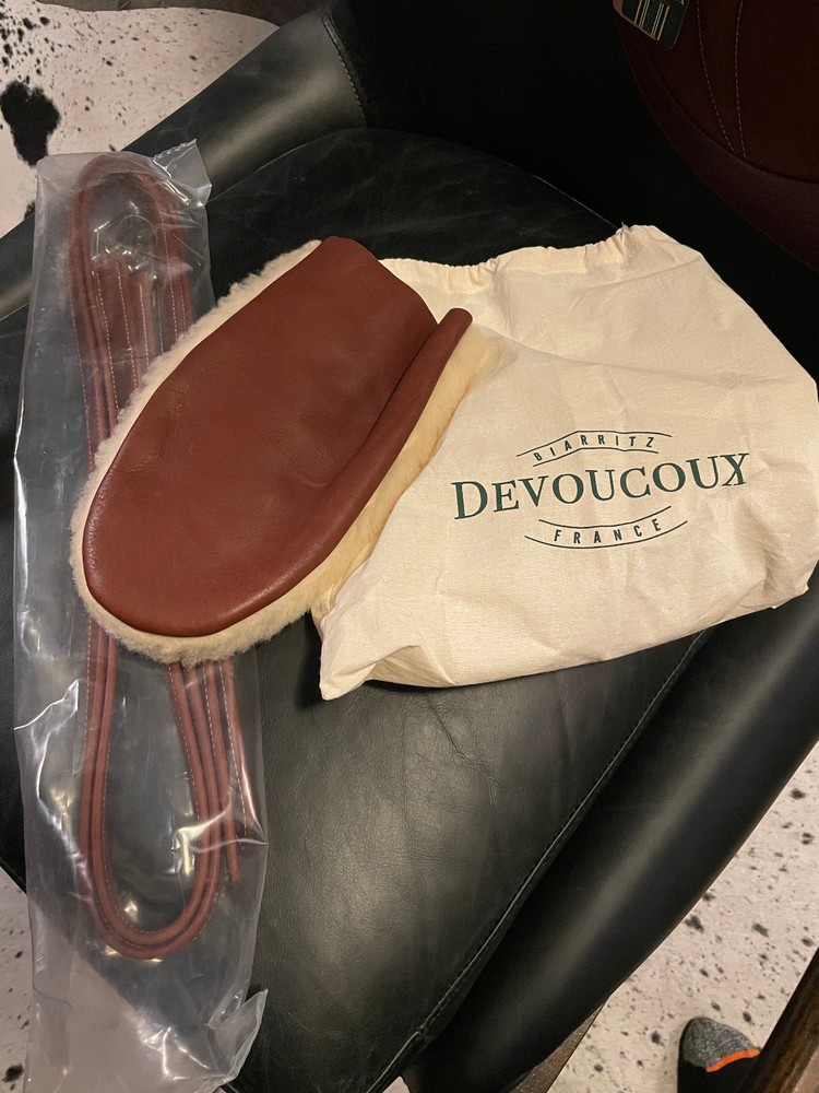 *NWT Devoucoux Biarritz LAB Jump Saddle - 17.5 Full Buffalo PRO PANEL + LEATHERS