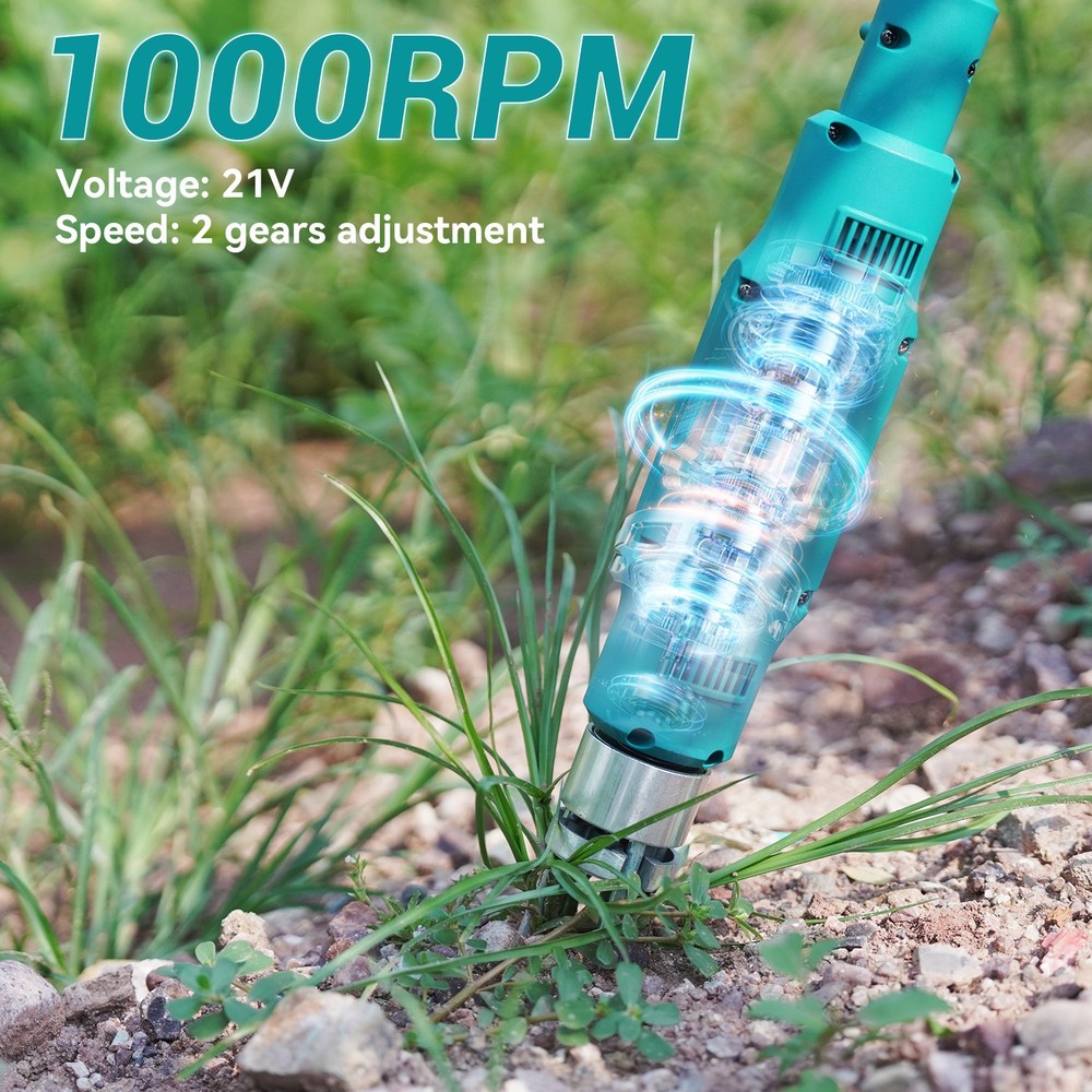 Battery Powered Cordless Weed Puller Tool Electric StandUp Weed Puller Tool