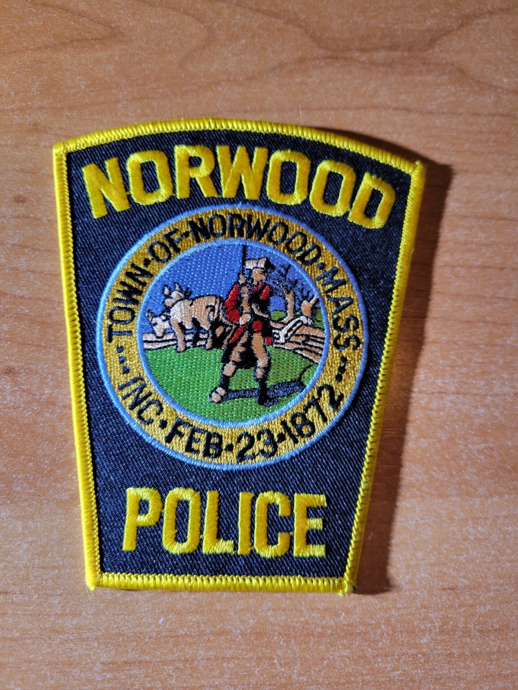 Norwood MA Police Patch