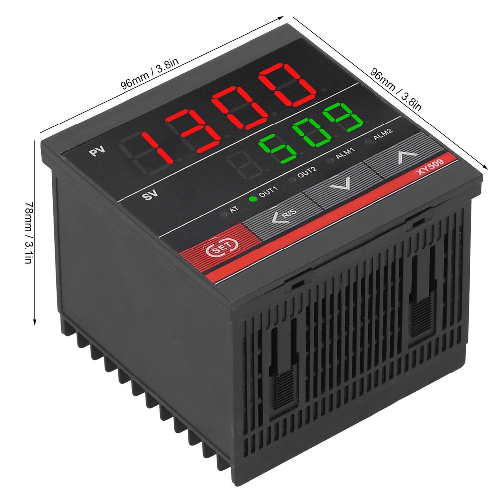 Universal Temperature Controller Dual Display PID Heating And Cooling For