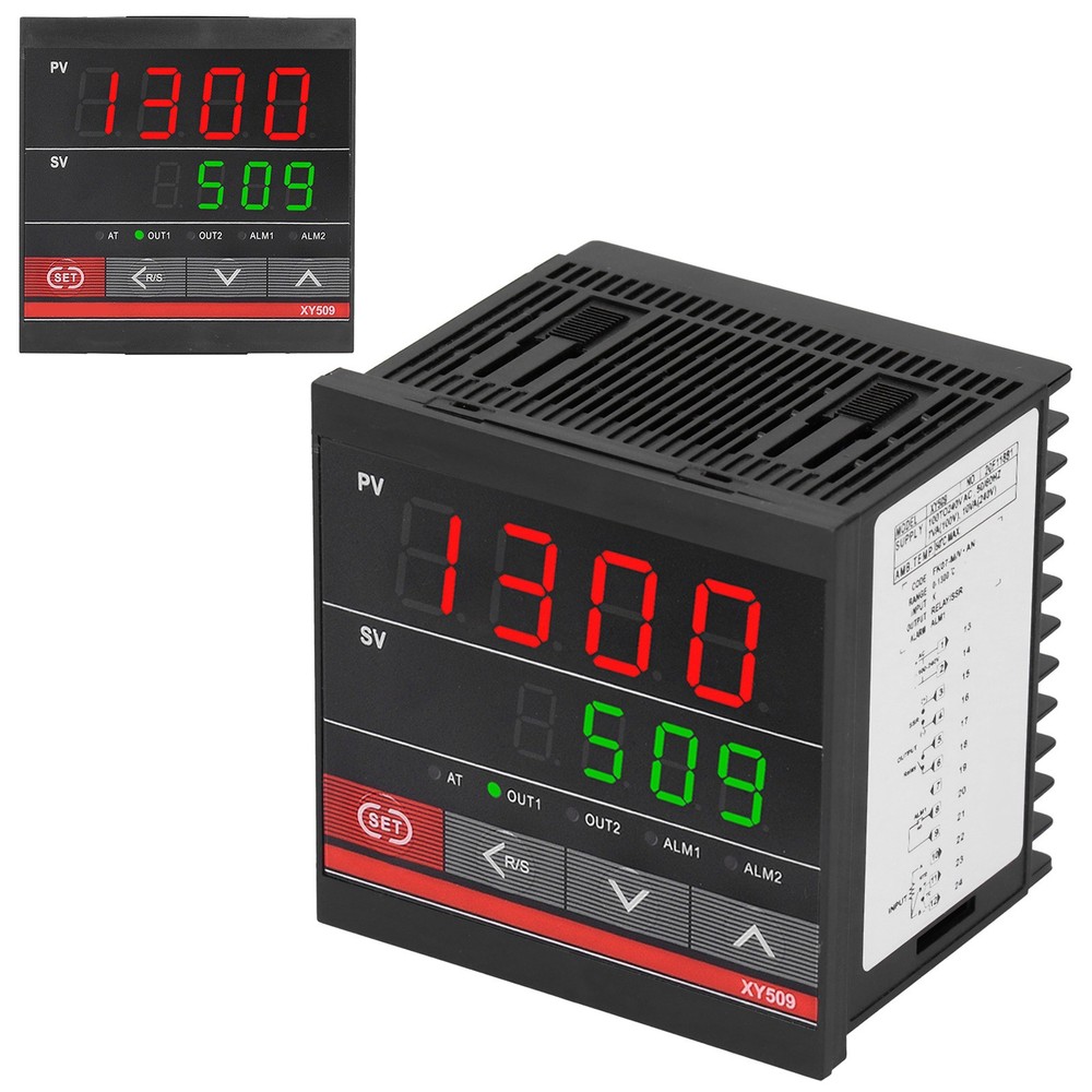 Universal Temperature Controller Dual Display PID Heating And Cooling For