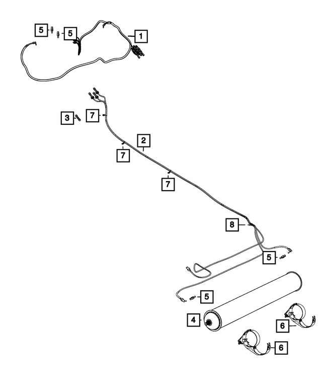 Genuine Mopar Clip 68069405AA