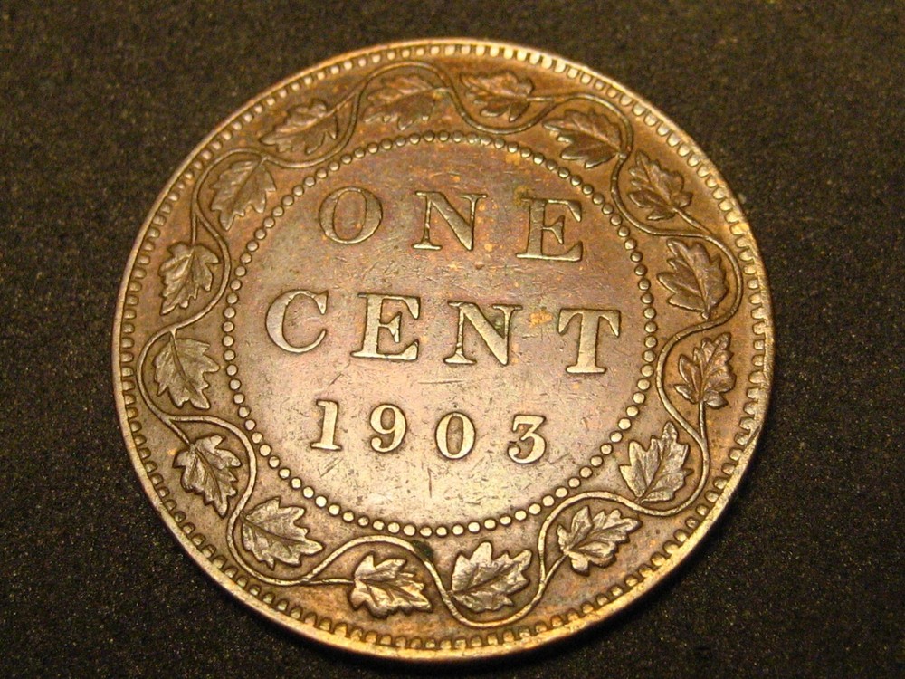 1903 Canadian Large Cent