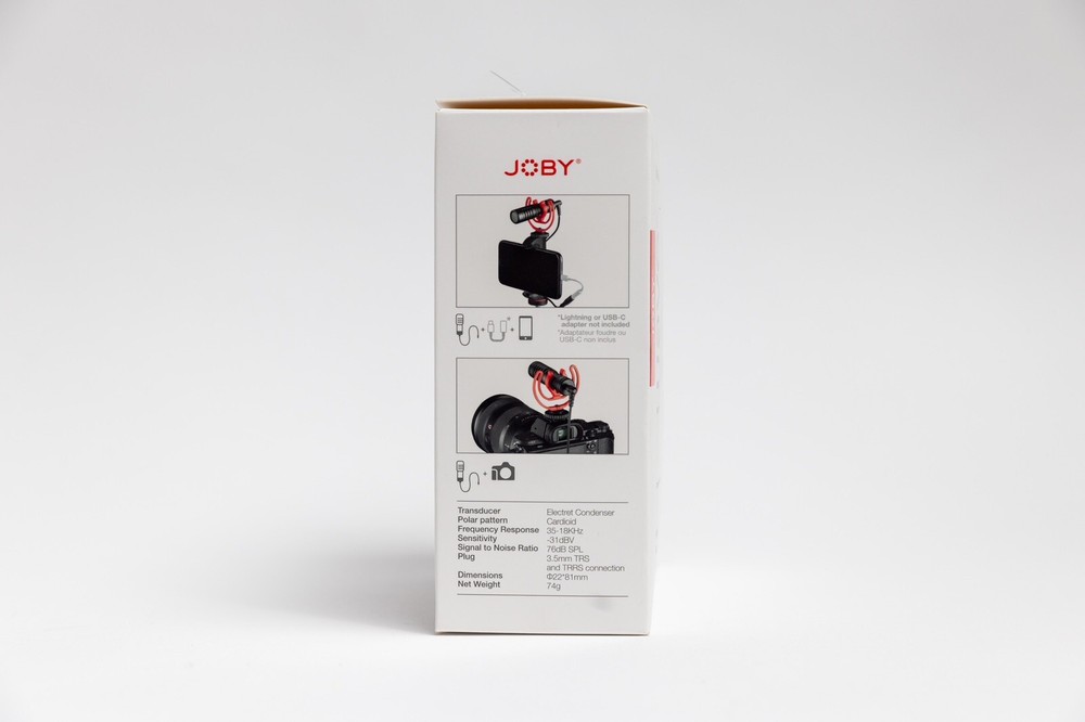 JOBY Wavo Mobile On-Camera Vlogging Compact Microphone