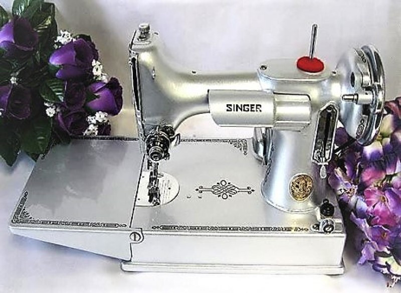 Desk Dave's "SILVER CELEBRATION" Singer Featherweight 221 Sewing Machine