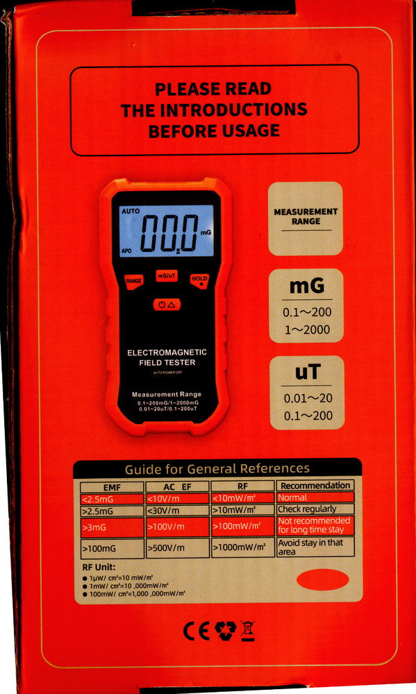 VICI ELECTROMAGNETIC FIELD TESTER VC522