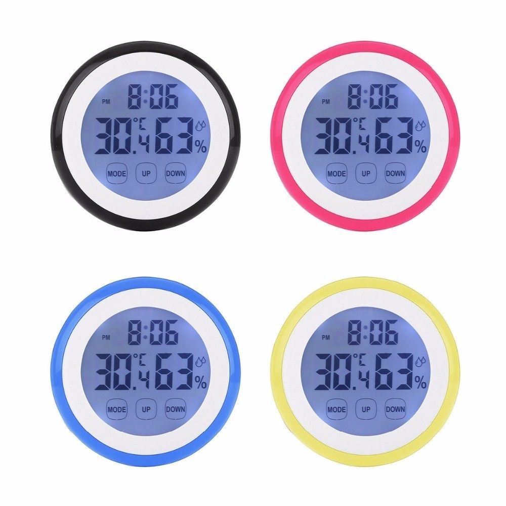 Time Digital Temperature Humidity Function Backlight For Bedroom High quality