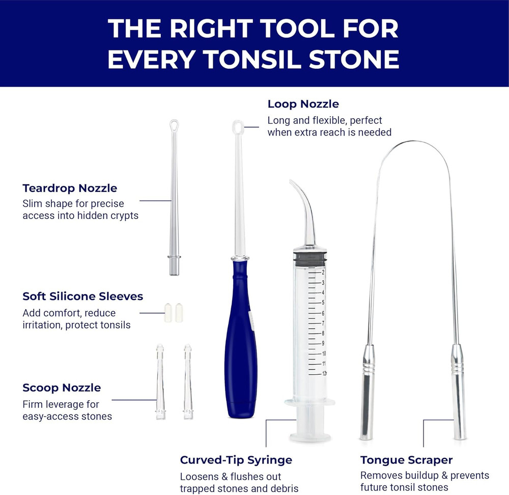 Tonsil Stone Remover - Tonsil Stone Removal Kit - Tonsillolith Remover Tool - To