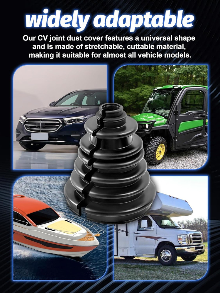 CVS18 CV Boot Split Constant Velocity Joint Gaiter Boot Replacement Kit, Include