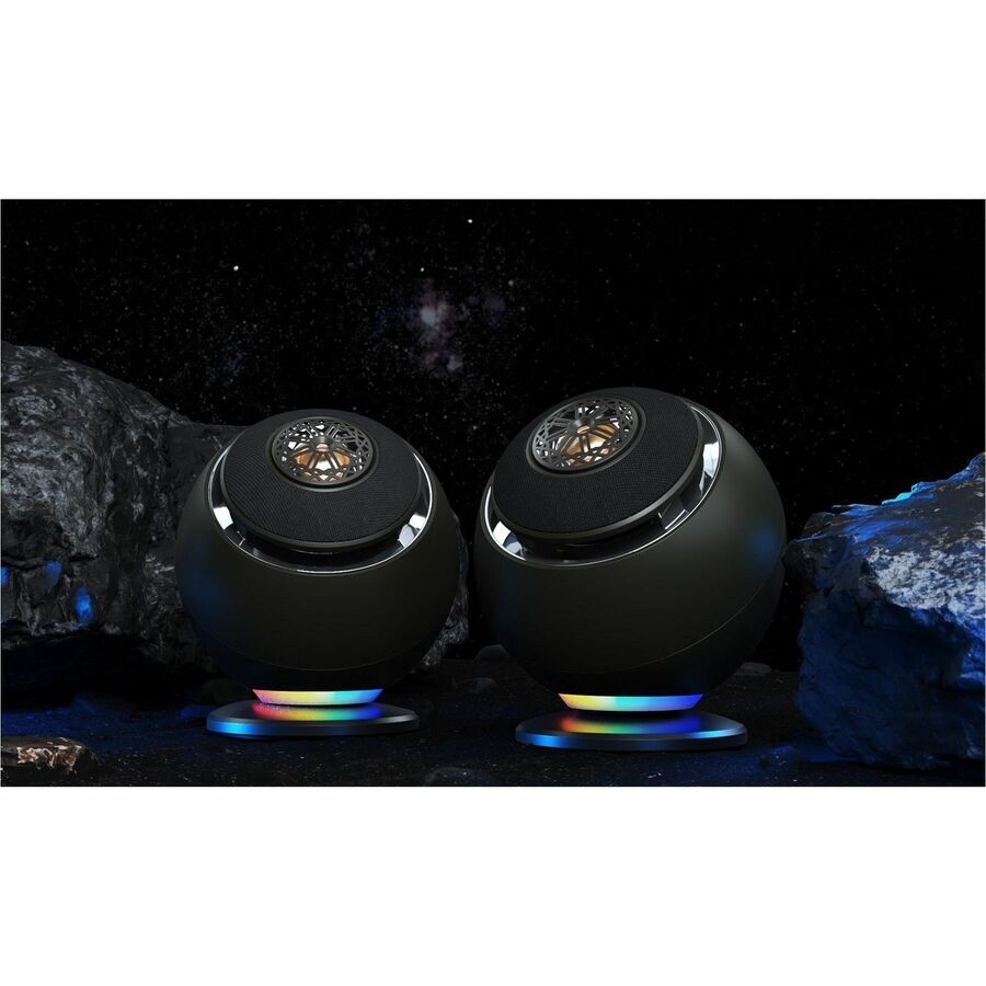 Creative Pebble Nova 2.0 Bluetooth Speaker System - 50 W RMS - Black