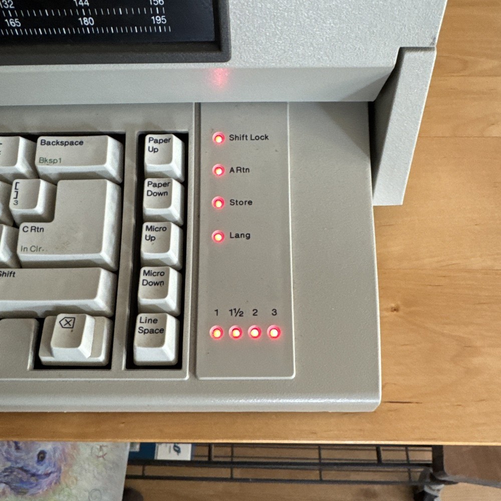 Clean Working IBM Wheelwriter 6 Electronic Memory Typewriter