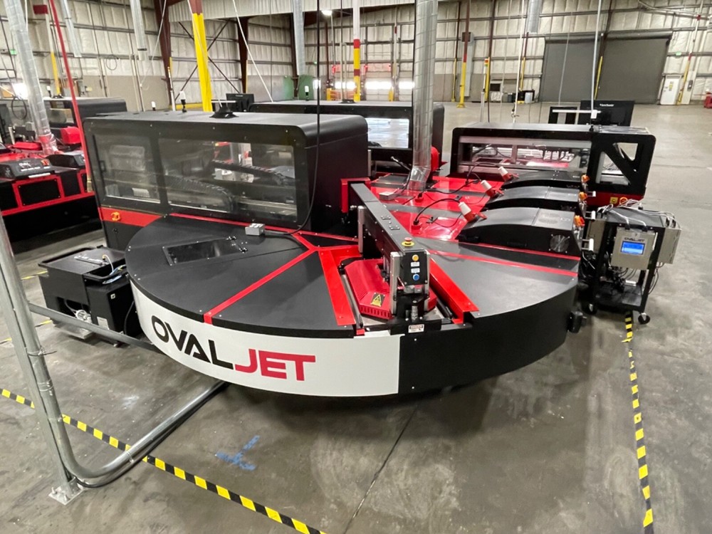 2020 OvalJet DTG Printer / Press - Direct to Garmet Textile Printer