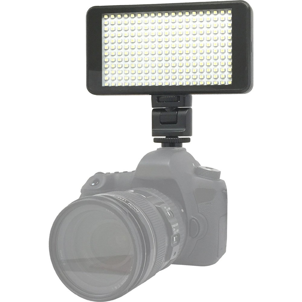 Vidpro LED-230 Ultra-Slim Video Light with 2 Diffusers Battery & Charger