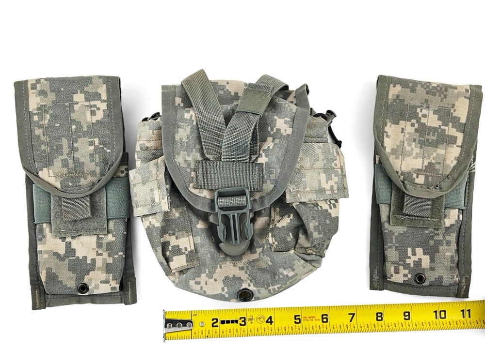 USGI 3 Piece OCP Camo General Purpose Pouch LOT