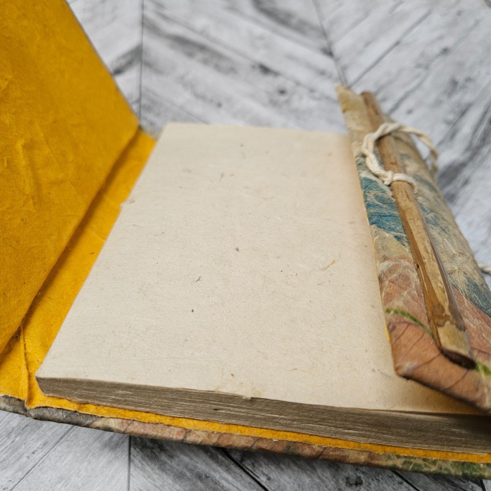 Handmade Journal Book Leaf Art 4"x6"