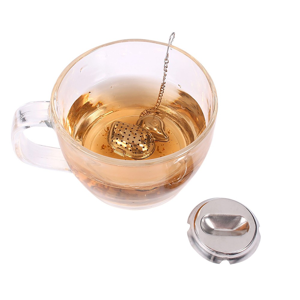 Stainless Steel Loose Tea Leaf Infuser Ball Strainer Filter Diffuser Herbal Duck