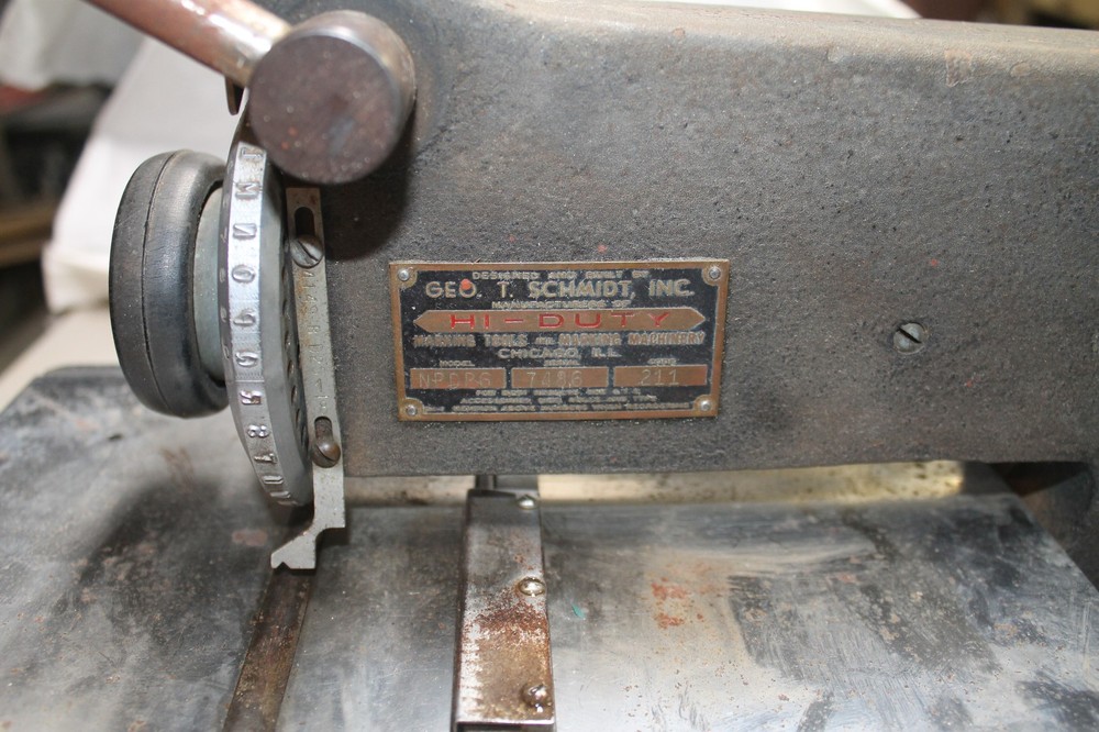 Geo T Schmidt NPDP6 Marking Machine - Working - READ description