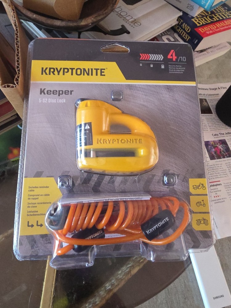 Kryptonite 000884 Keeper Disc Lock  New