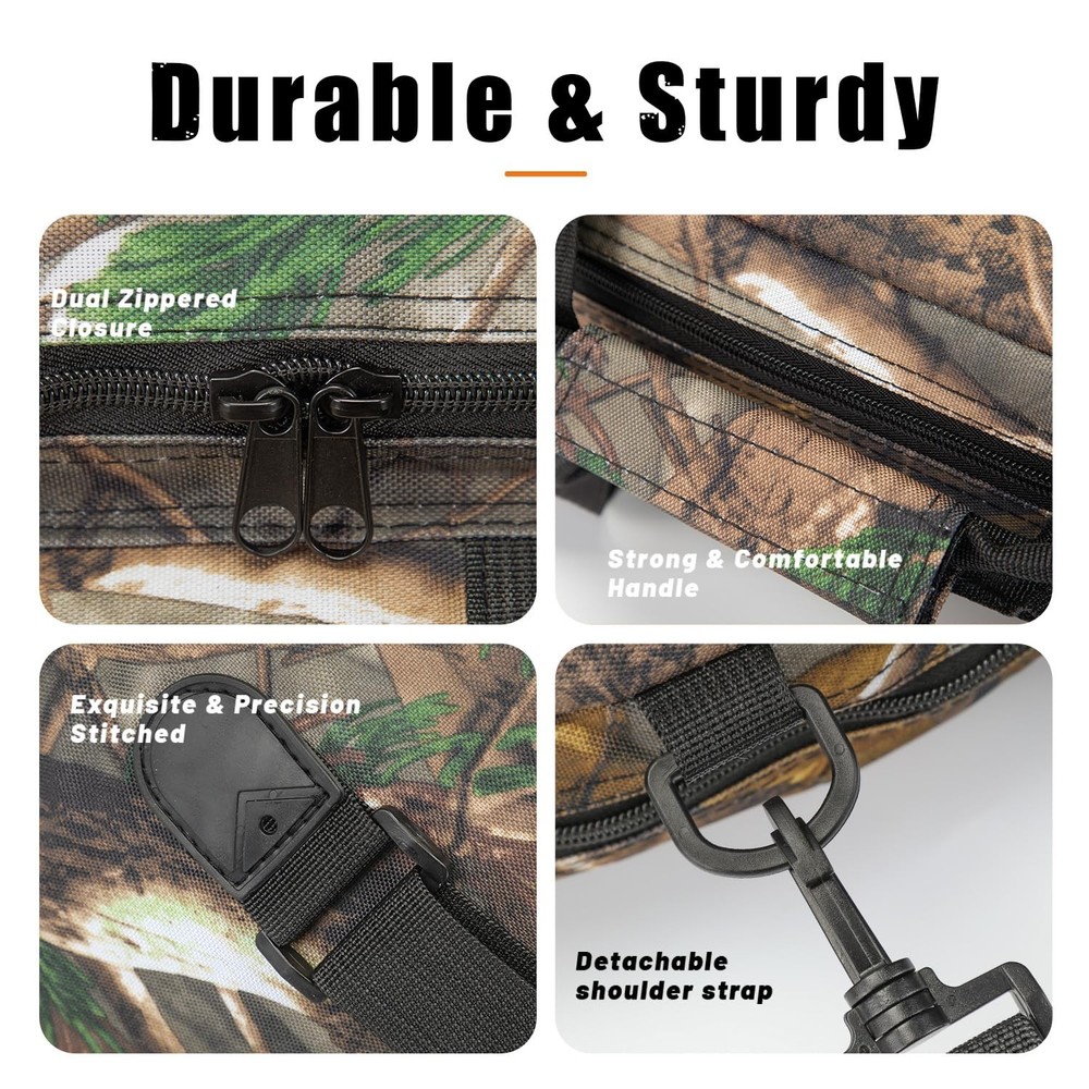 Compound Bow Case Soft Light-Weight Bow Bag with Arrow Pocket and Backpack St...