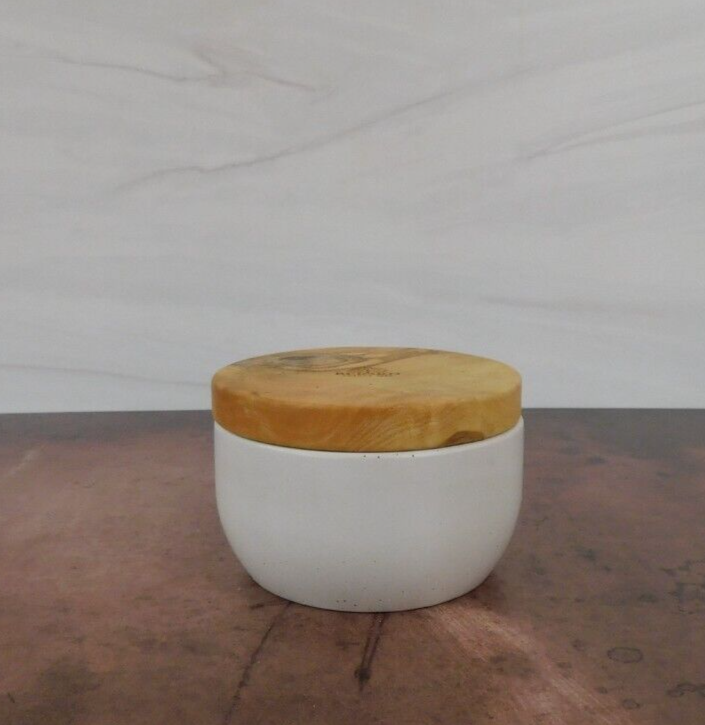 Berard Olivewood Concrete Salt Keeper - New