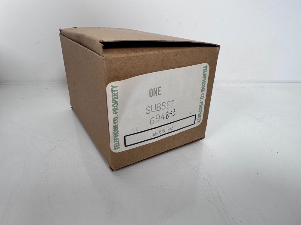 NOS WESTERN ELECTRIC 694B SPEAKER BLACK BELL SYSTEM