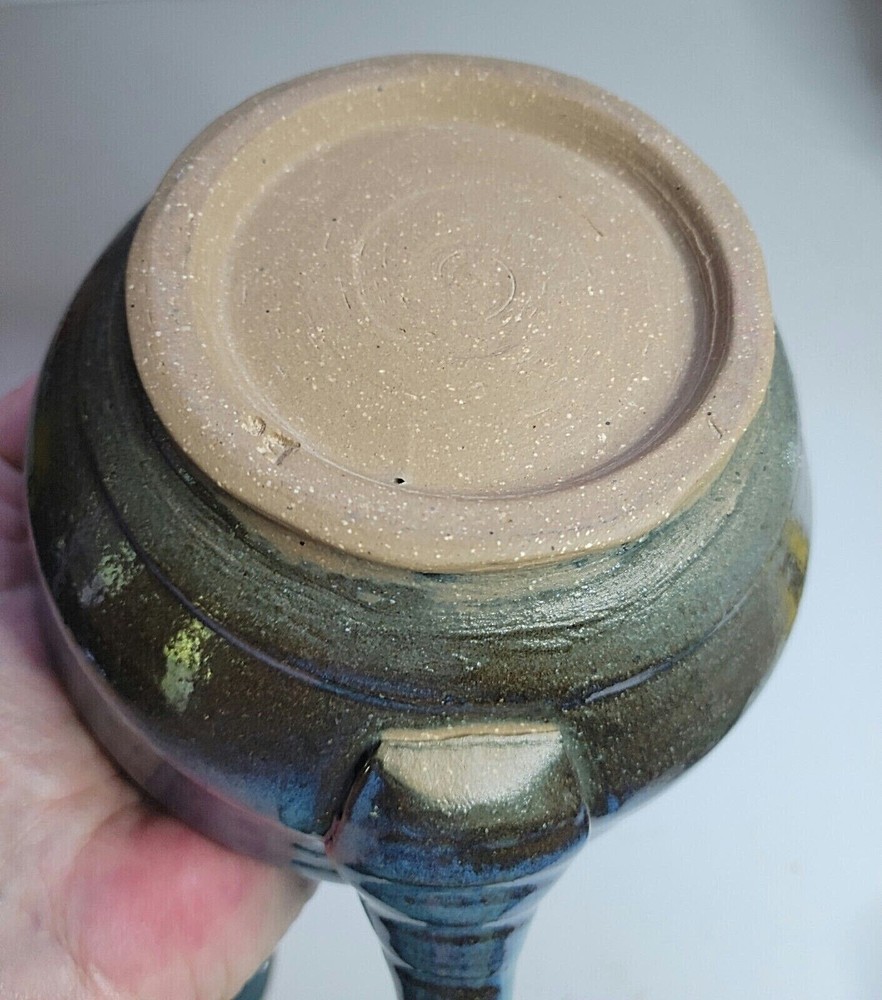 CERAMIC BLUE TEA POT