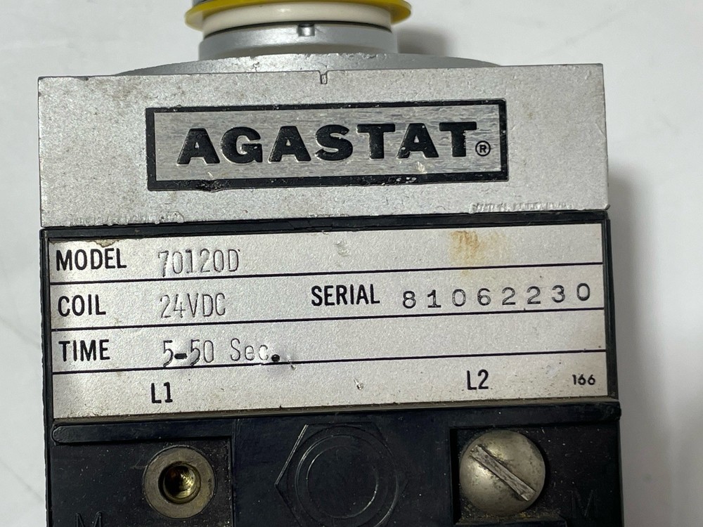 Agastat 70120D Time Delay Relay, 5-50 Second