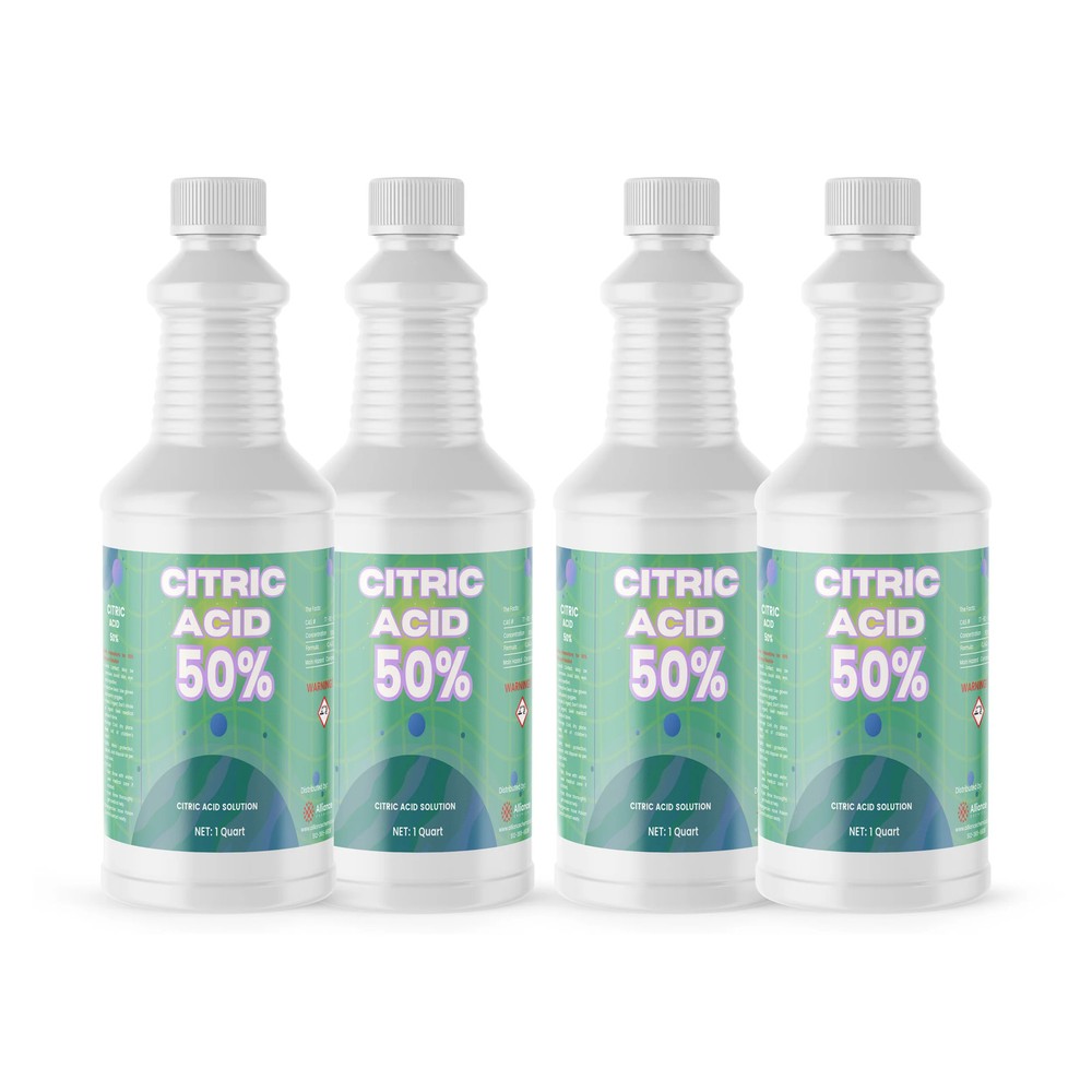 Citric Acid 50% Solution - 4 Quarts