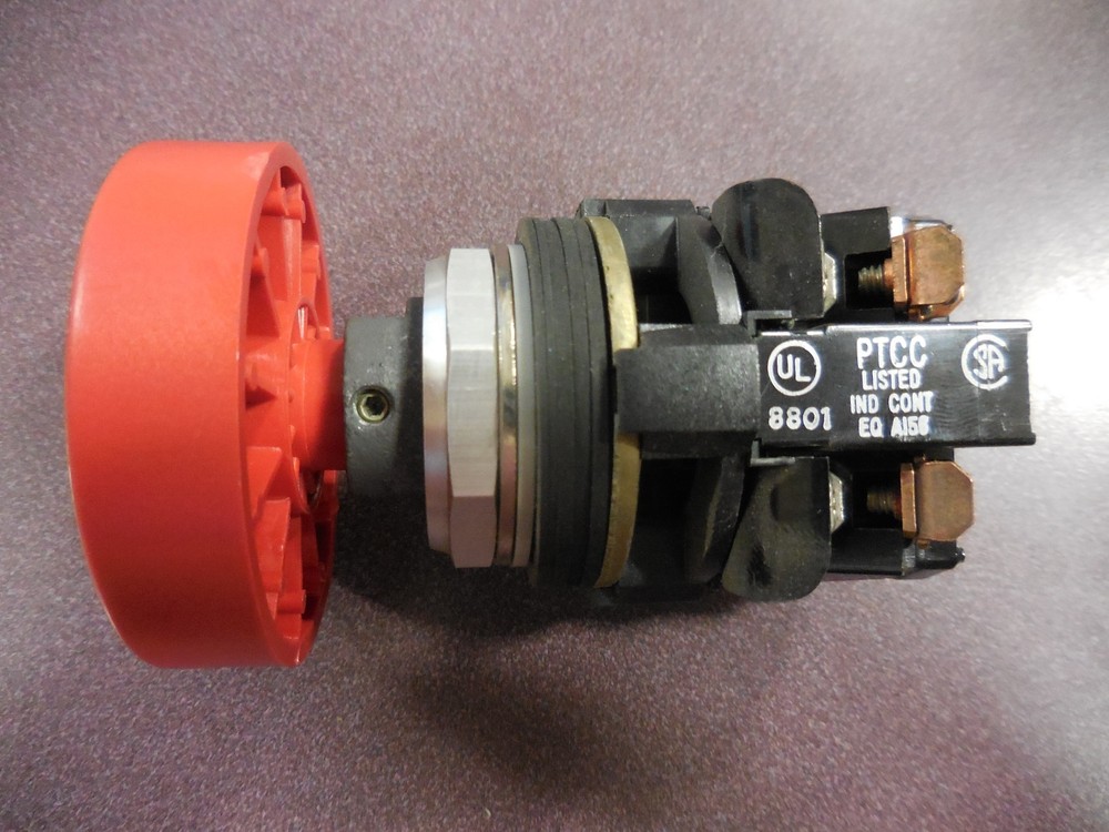 Micro Switch PTCC Emergency Stop Switch With Actuator