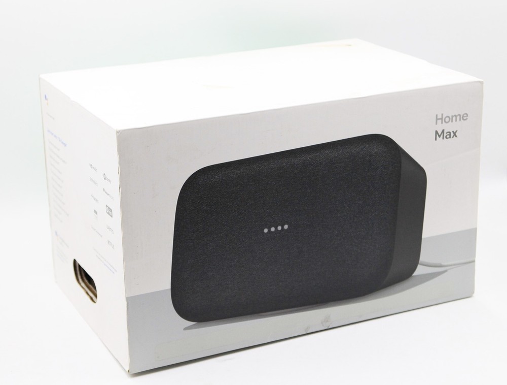Home Max Smart Assistant Speaker Charcoal for Google