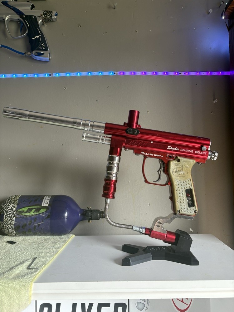 Spyder Imagine Select E Marker Metallic Red Paintball Gun