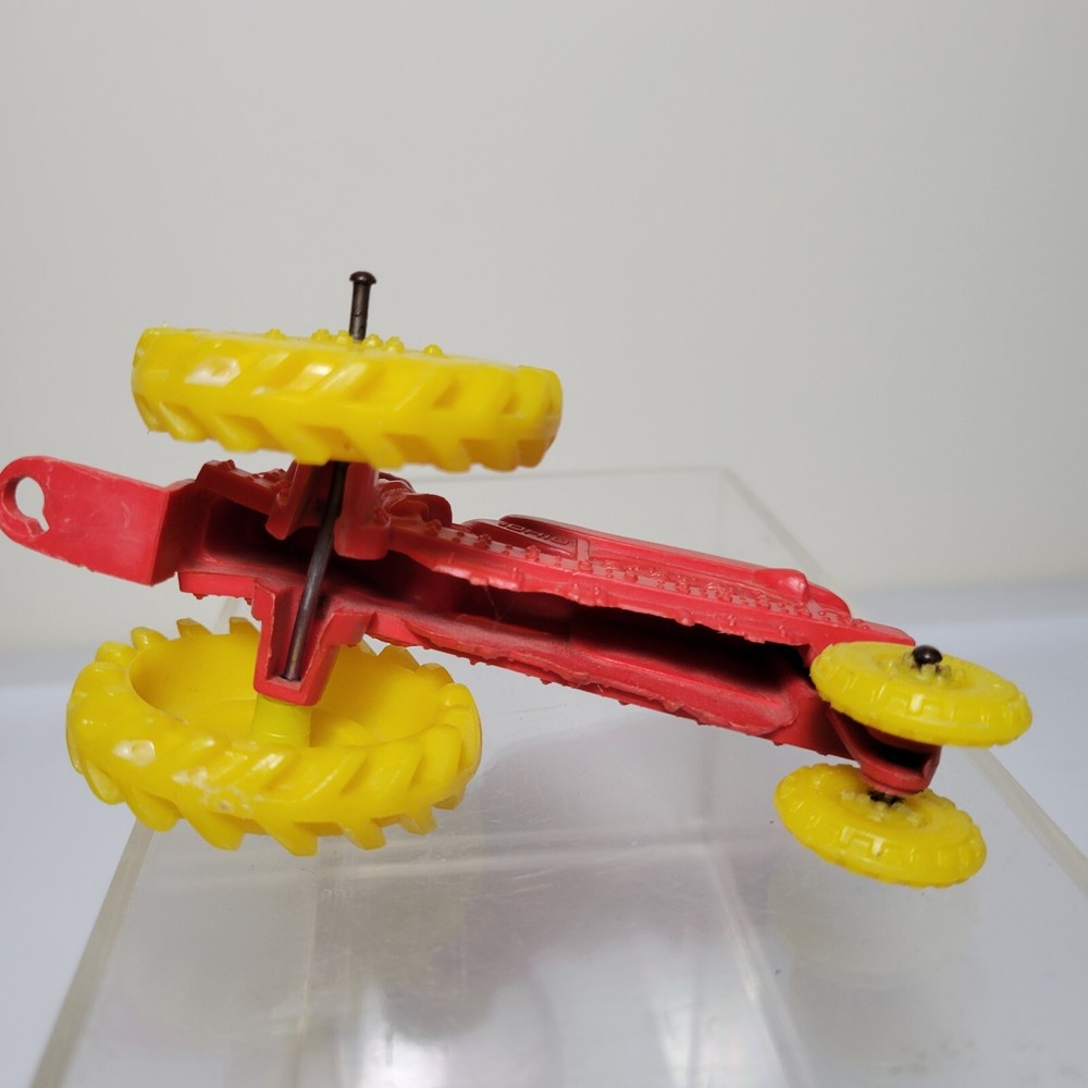 Vintage Ohio Farm Tractor 4” long plastic