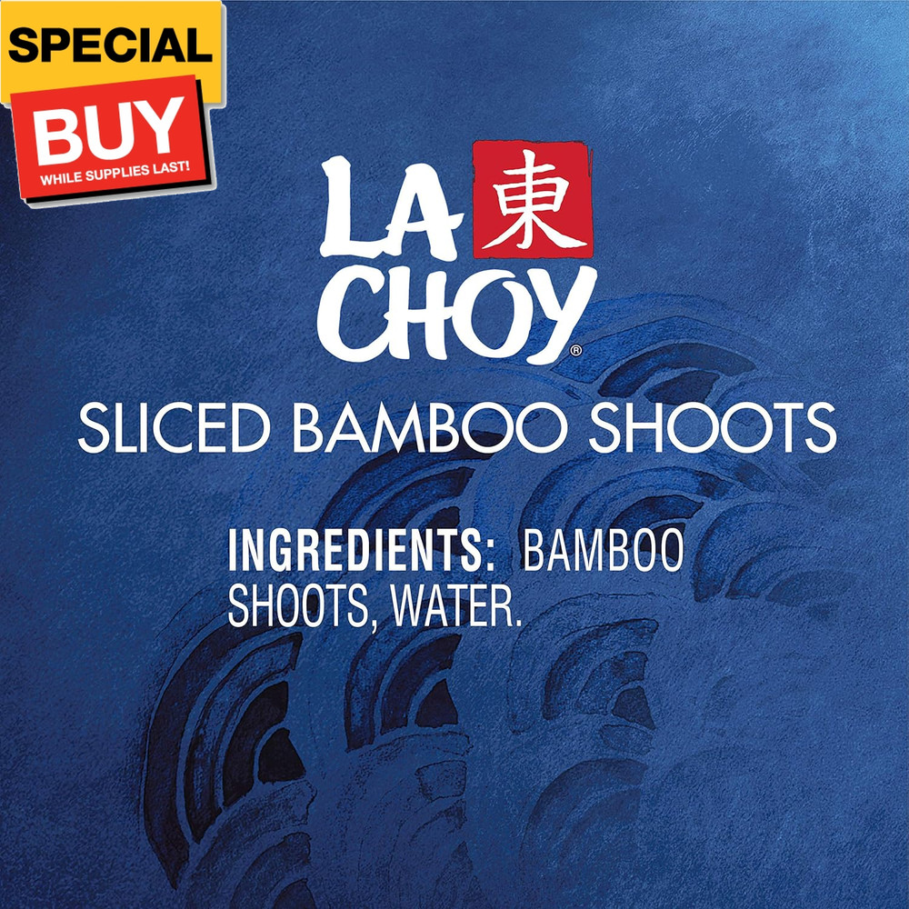 Sliced Bamboo Shoots, 8 oz Can