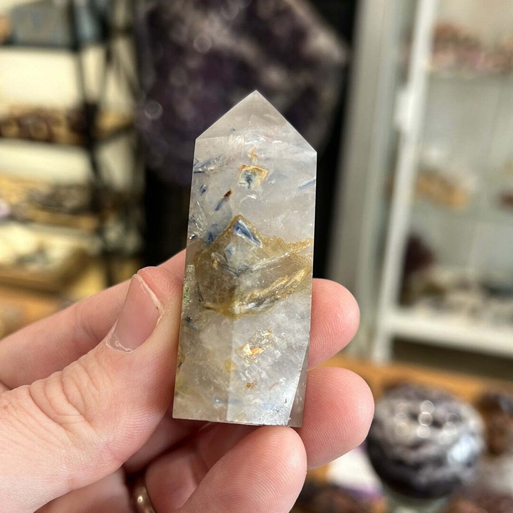 Blue Kyanite Tower W