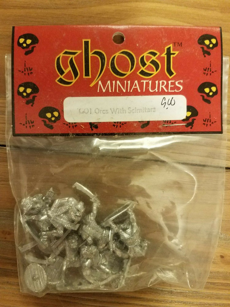 Orcs With Scimitars Ghost Old Glory 25mm bagged GO1