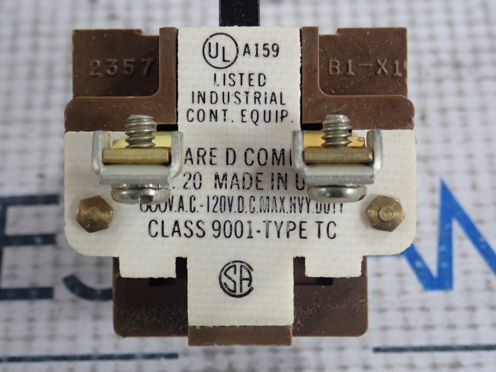 SQUARE D  9001 TYPE TC CONTACT BLOCK