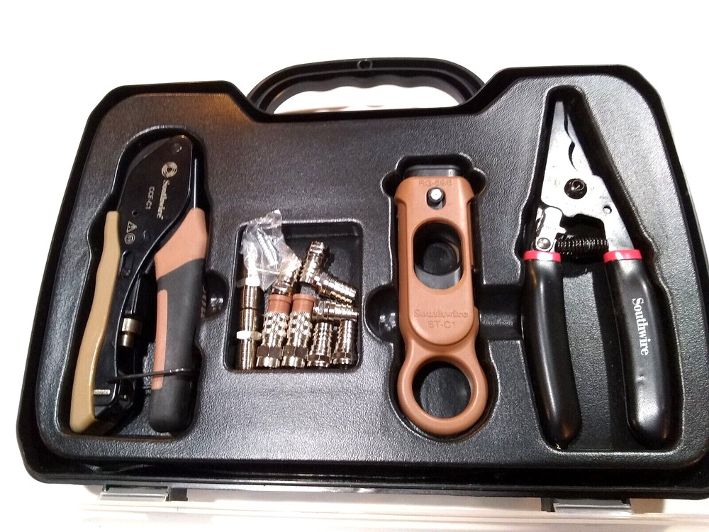 USED, SOUTHWIRE CABLE TV TOOL KIT , PART #KIT-C1