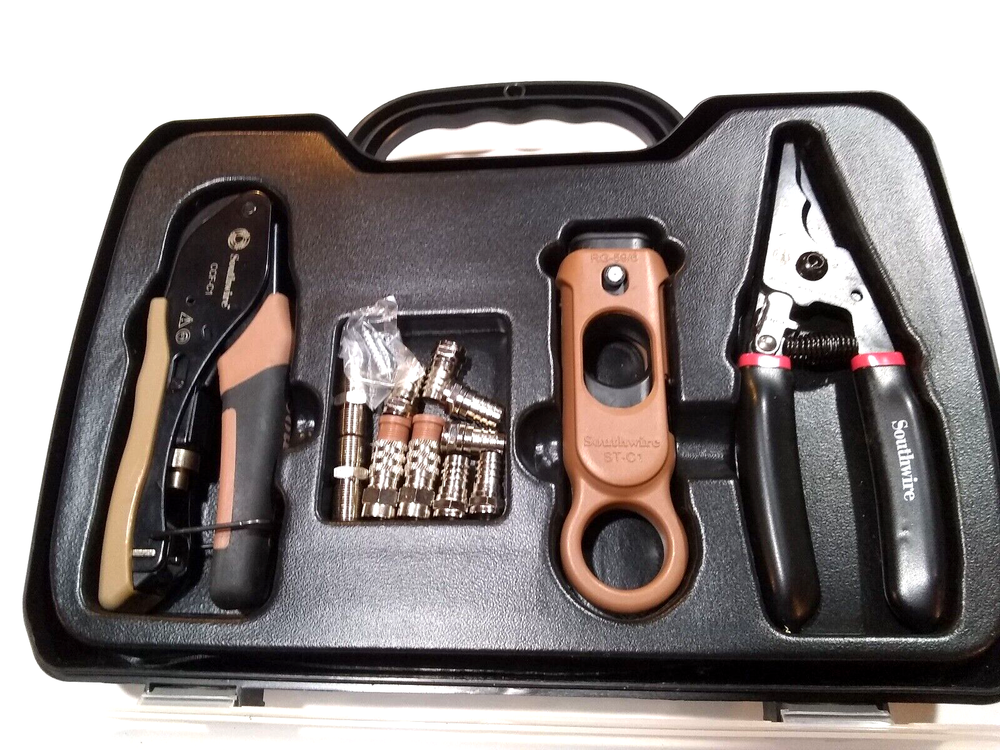 USED, SOUTHWIRE CABLE TV TOOL KIT , PART #KIT-C1