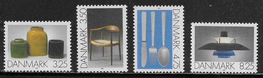 Denmark Scott #'s 941 - 944 MNH