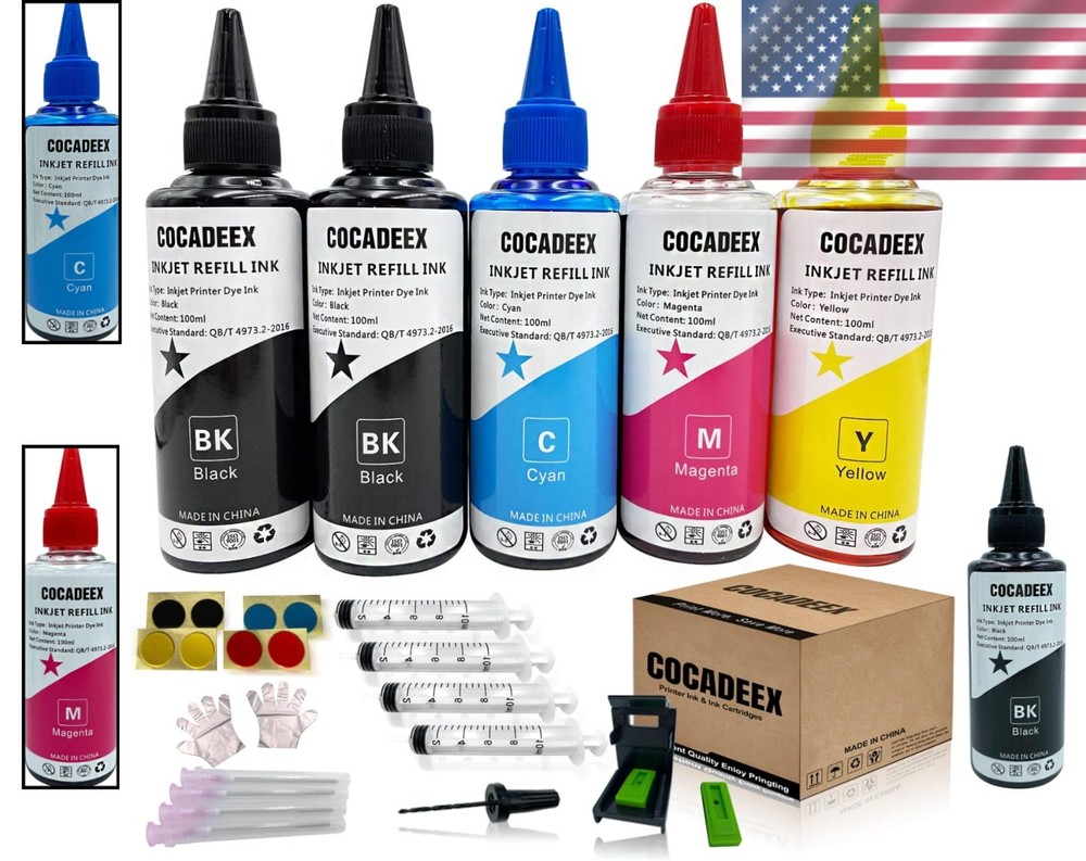 Ink Refill Tools Set for HP 68 & 67 Ink Cartridges