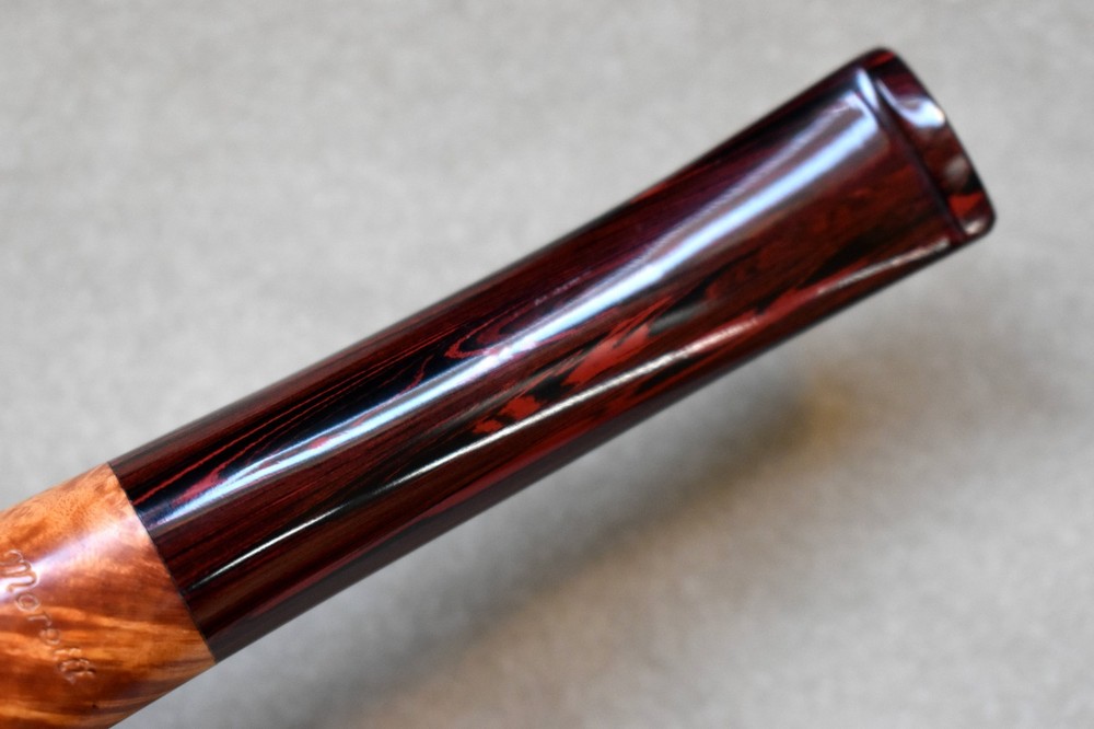 Moretti Pipe Rhodesian Freehand Cumberland Stem Hand Cut