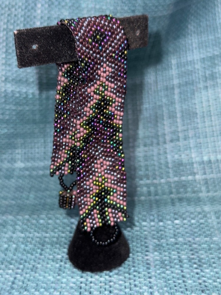 Finely Woven Micro-Bead Bracelet