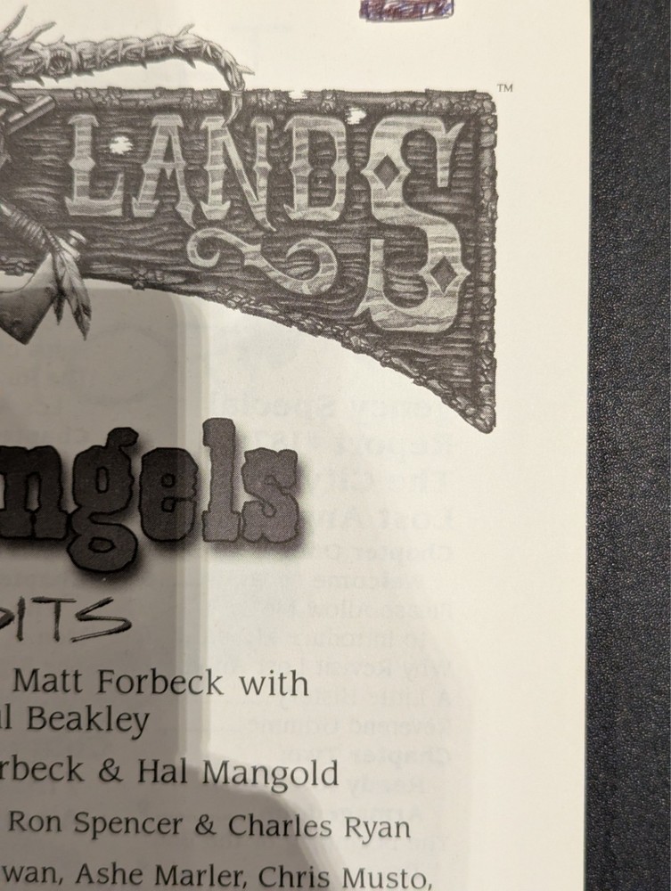 Lost Angels - Deadlands - Pinnacle