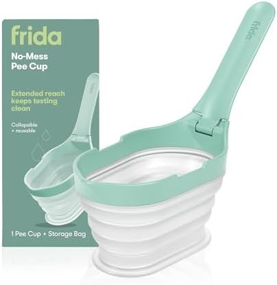 No mess reusable pee cup for fertility tests